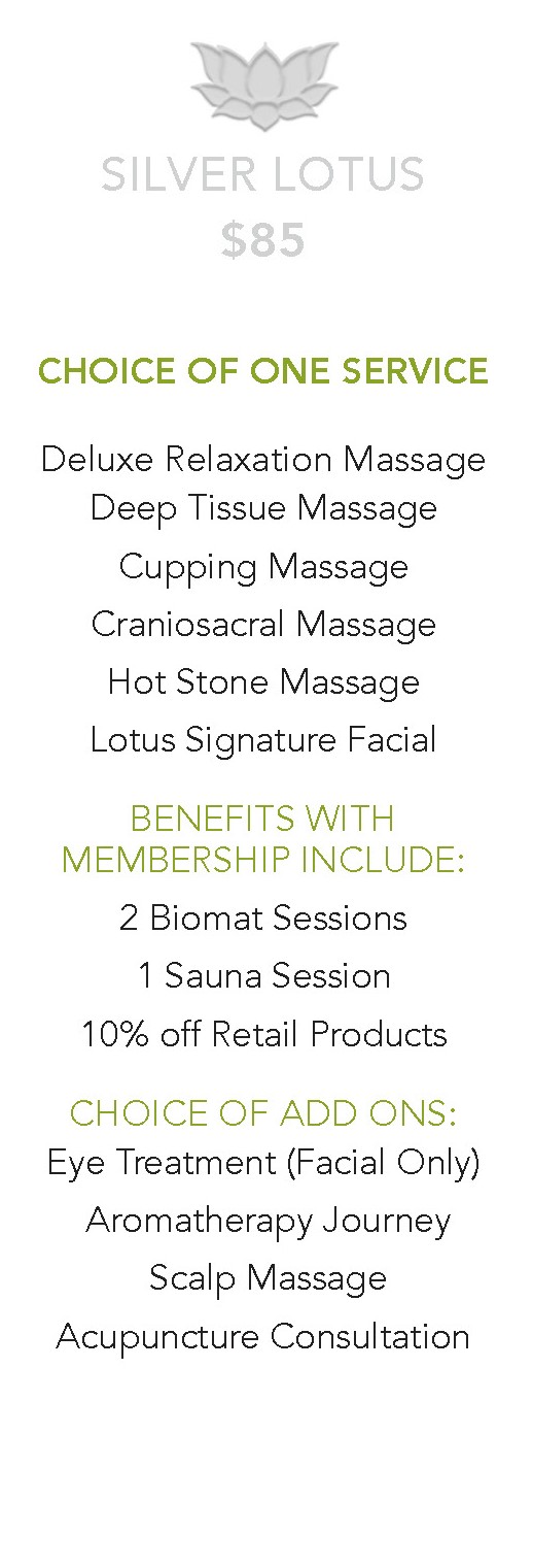 Silver Lotus Membership